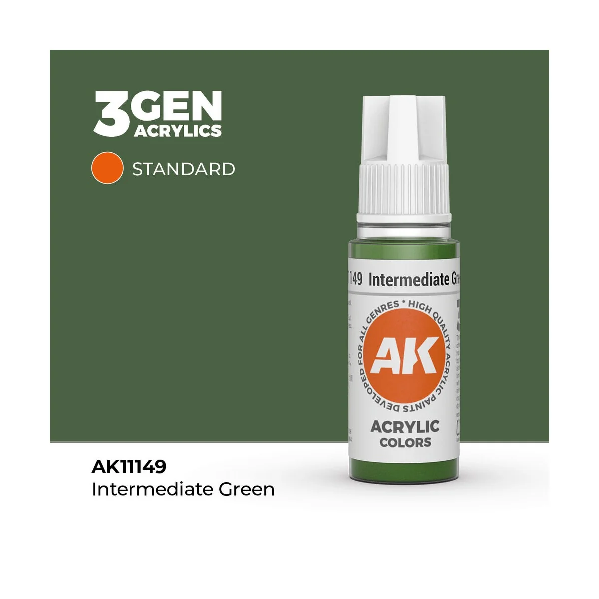 Intermediate Green 17ml - AK Interactive AK11149