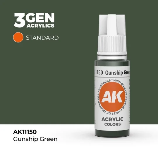 Gunship Green 17ml - AK Interactive AK11150