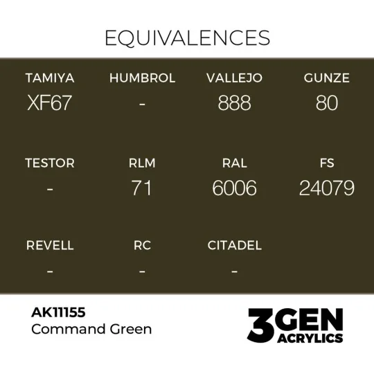 Command Green 17ml - AK Interactive AK11155