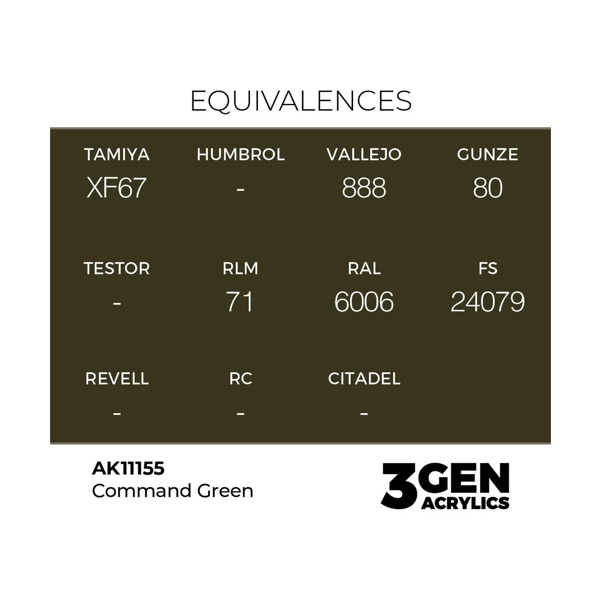 Command Green 17ml - AK Interactive AK11155