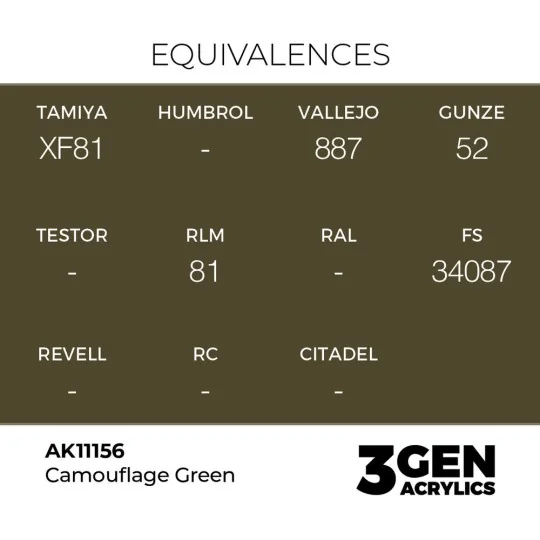 Camouflage Green 17ml - AK Interactive AK11156