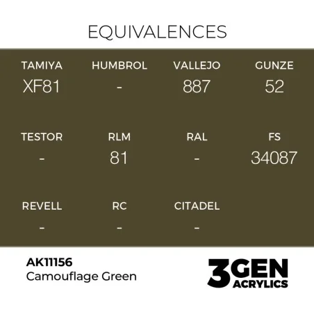 Camouflage Green 17ml - AK Interactive AK11156
