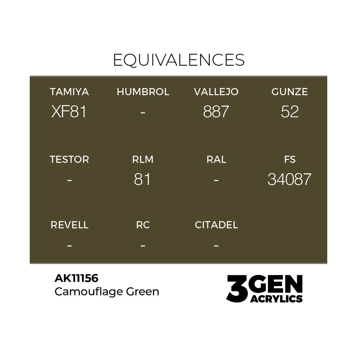 Camouflage Green 17ml - AK Interactive AK11156