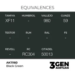 Black Green 17ml - AK Interactive AK11160 2