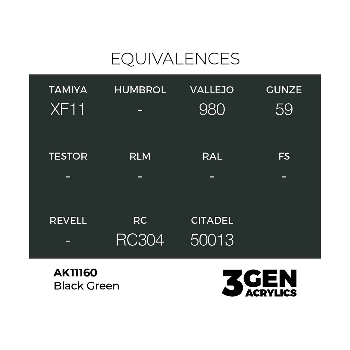 Black Green 17ml - AK Interactive AK11160