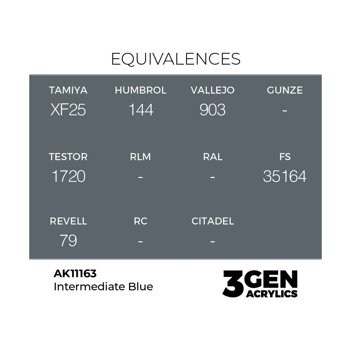 Intermediate Blue 17ml - AK Interactive AK11163