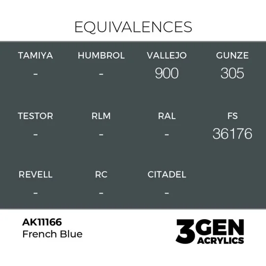 French Blue 17ml - AK Interactive AK11166