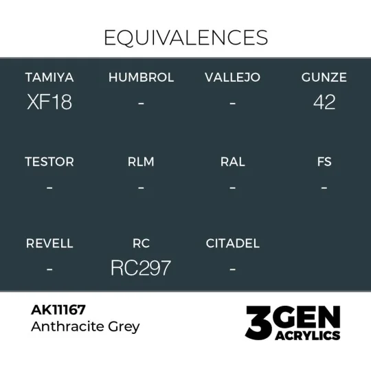 Anthracite Grey 17ml - AK Interactive AK11167