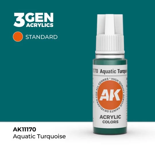 Aquatic Turquoise 17ml - AK Interactive AK11170