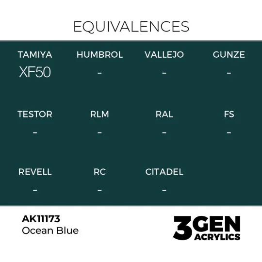 Ocean Blue 17ml - AK Interactive AK11173