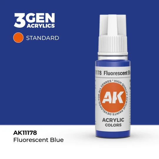 Fluorescent Blue 17ml - AK Interactive AK11178