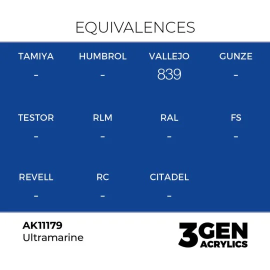 Ultramarine 17ml - AK Interactive AK11179