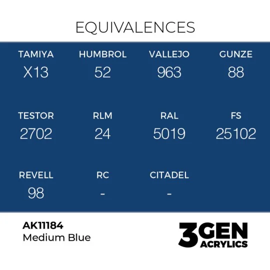 Medium Blue 17ml - AK Interactive AK11184