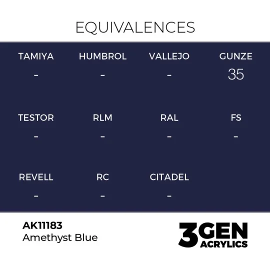 Amethyst Blue 17ml - AK Interactive AK11183