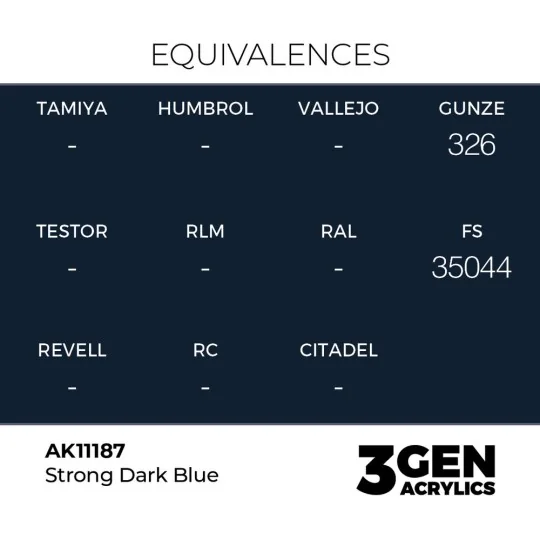 Strong Dark Blue 17ml - AK Interactive AK11187