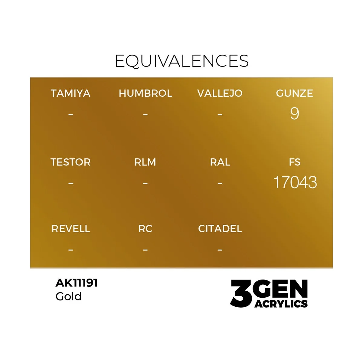 Gold 17ml - AK Interactive AK11191