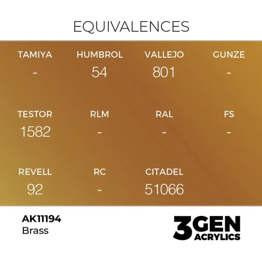 Brass 17ml - AK Interactive AK11194