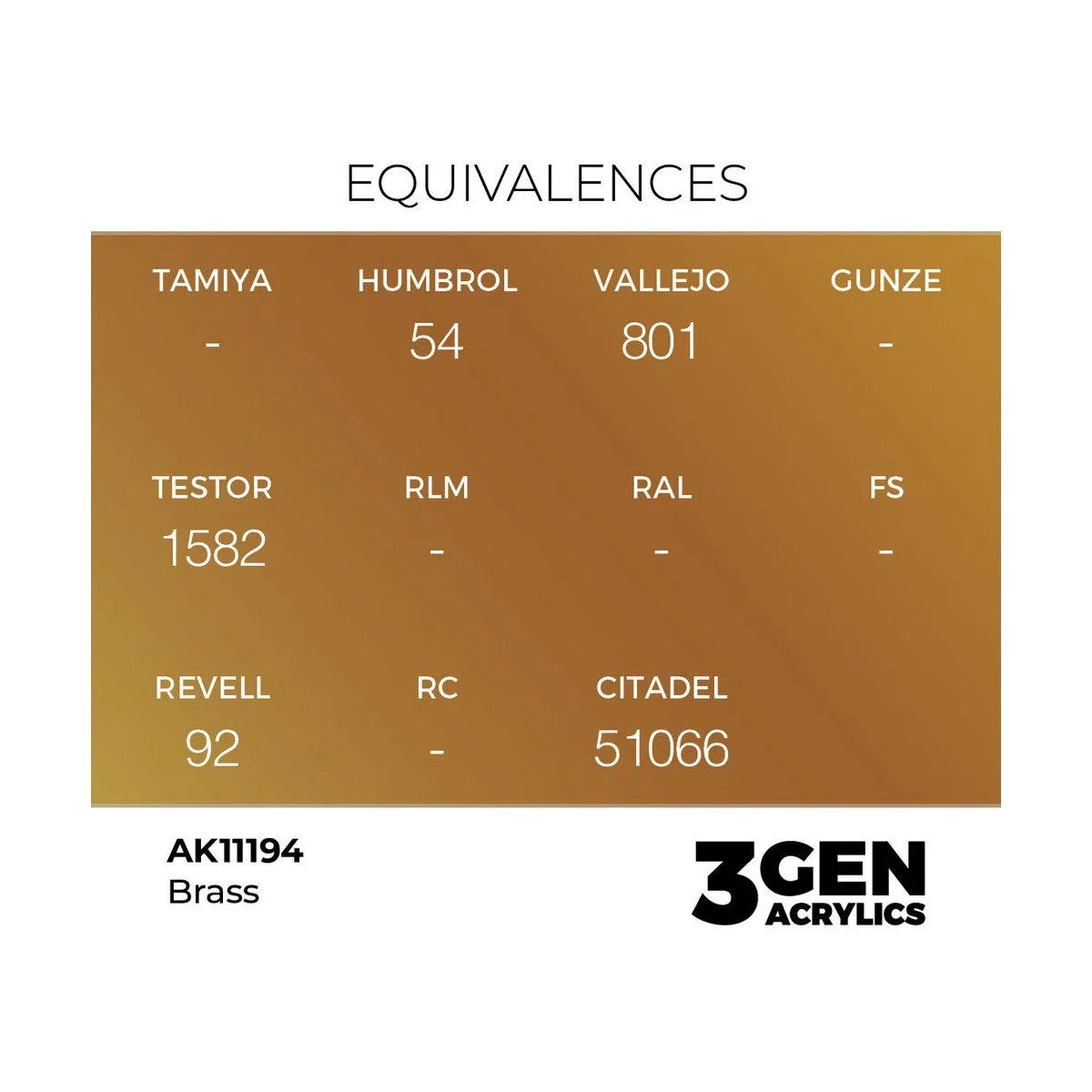 Brass 17ml - AK Interactive AK11194