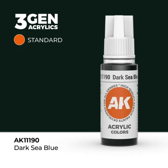 Dark Sea Blue 17ml - AK Interactive AK11190