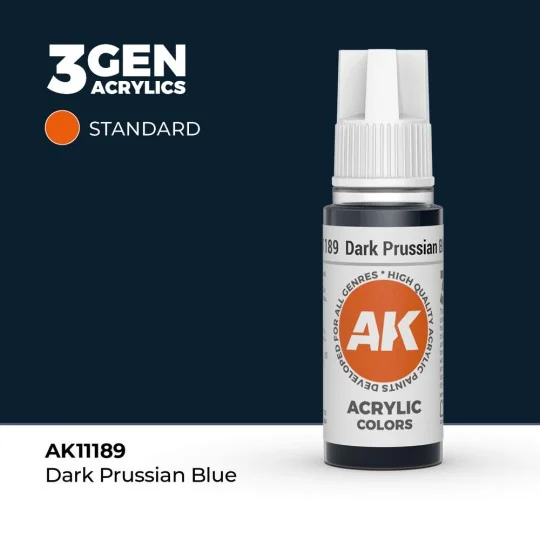 Dark Prussian Blue 17ml - AK Interactive AK11189