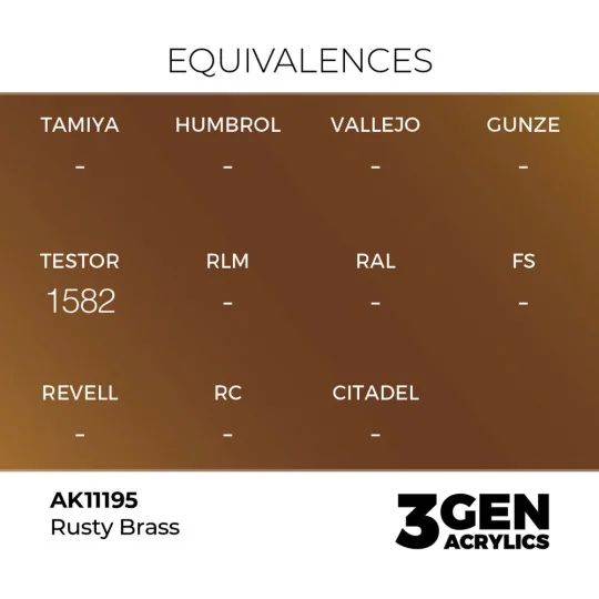 Rusty Brass 17ml - AK Interactive AK11195