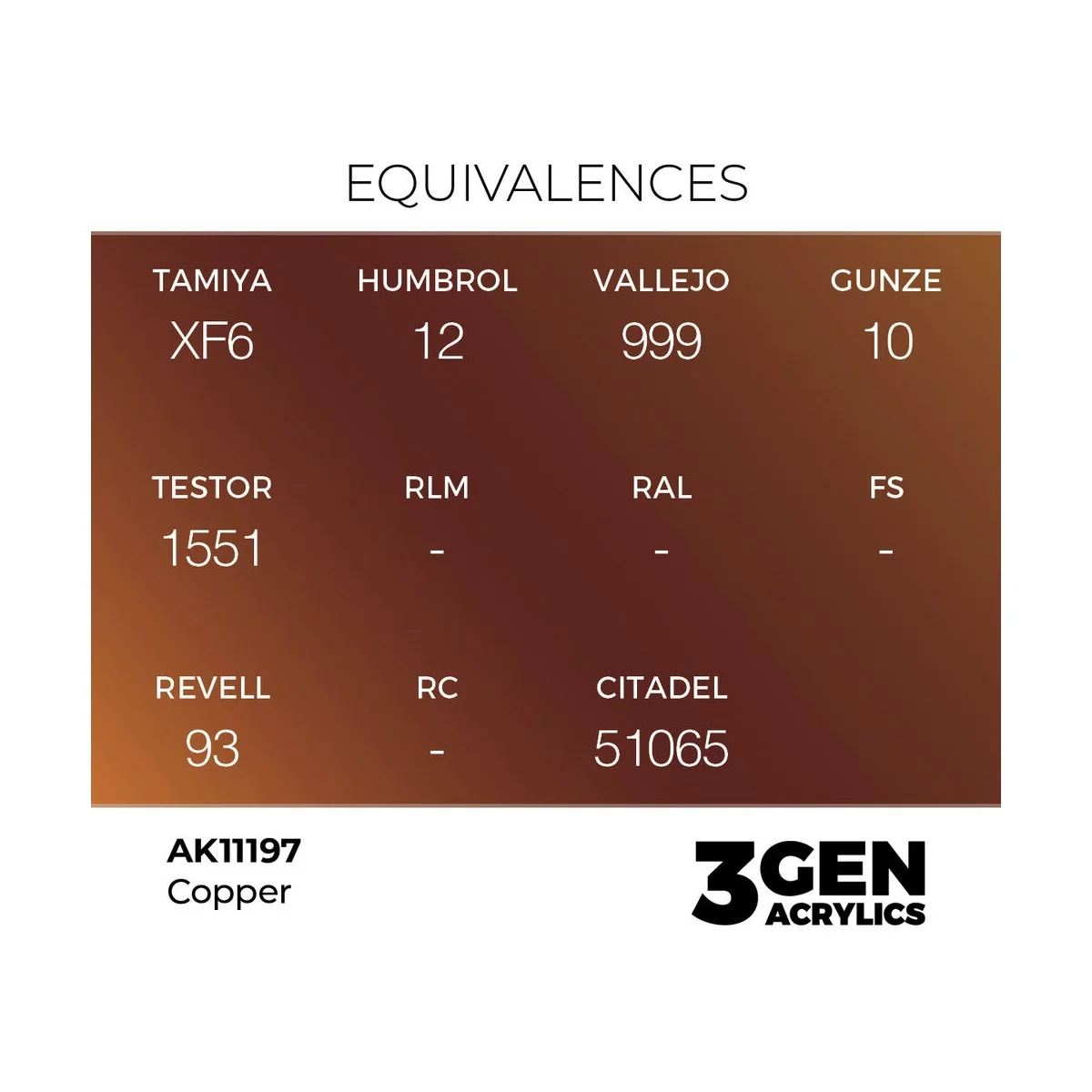 Copper 17ml - AK Interactive AK11197