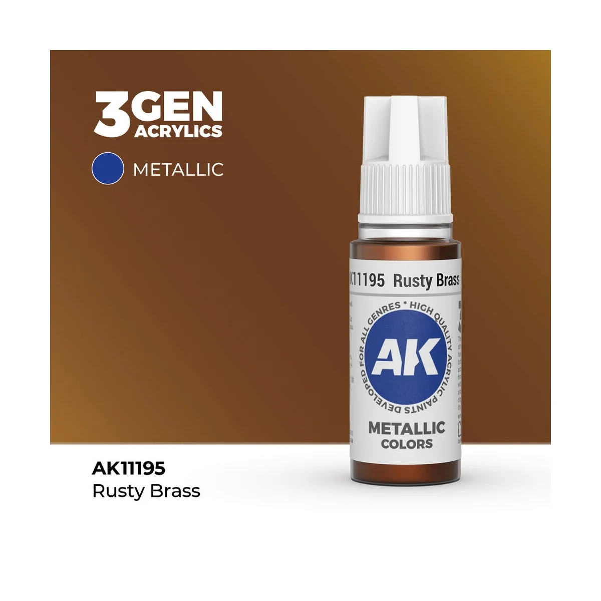 Rusty Brass 17ml - AK Interactive AK11195