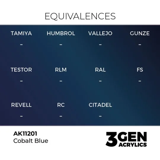 Cobalt Blue 17ml - AK Interactive AK11201