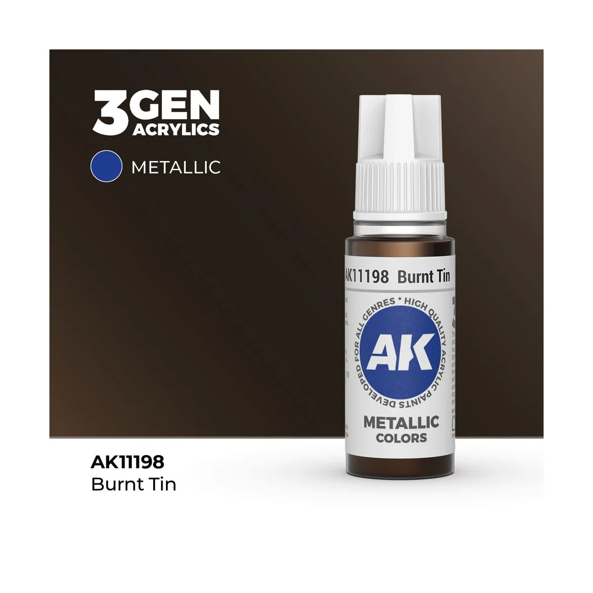 Burnt Tin 17ml - AK Interactive AK11198