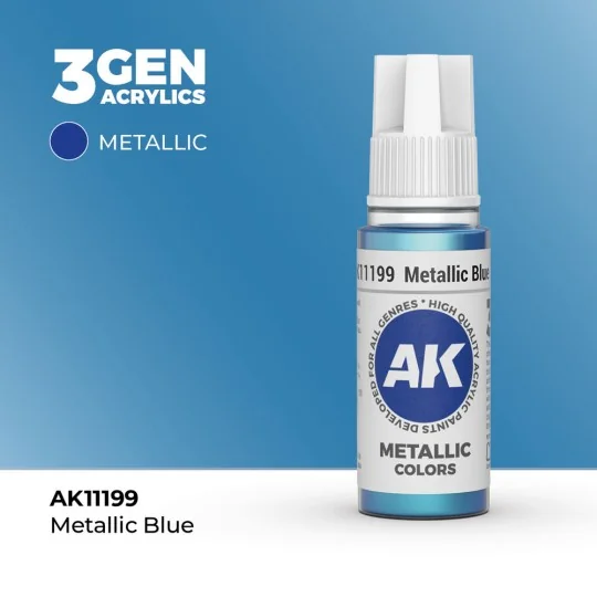 Metallic Blue 17ml - AK Interactive AK11199