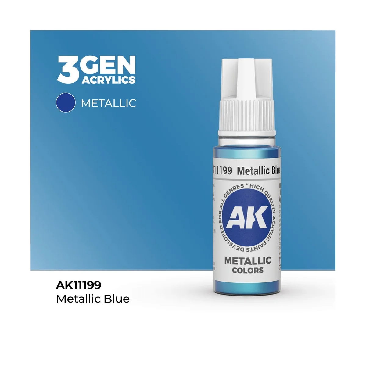 Metallic Blue 17ml - AK Interactive AK11199