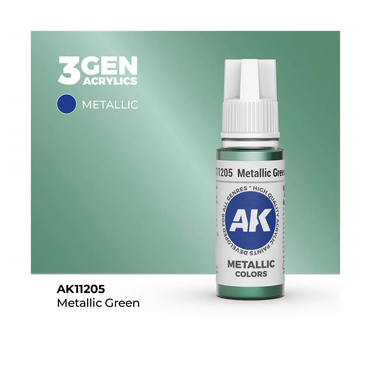 Metallic Green 17ml - AK Interactive AK11205