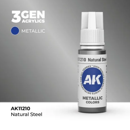Natural Steel 17ml - AK Interactive AK11210