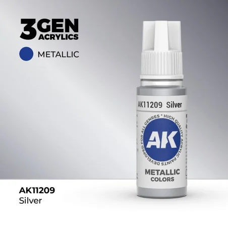 Silver 17ml - AK Interactive AK11209