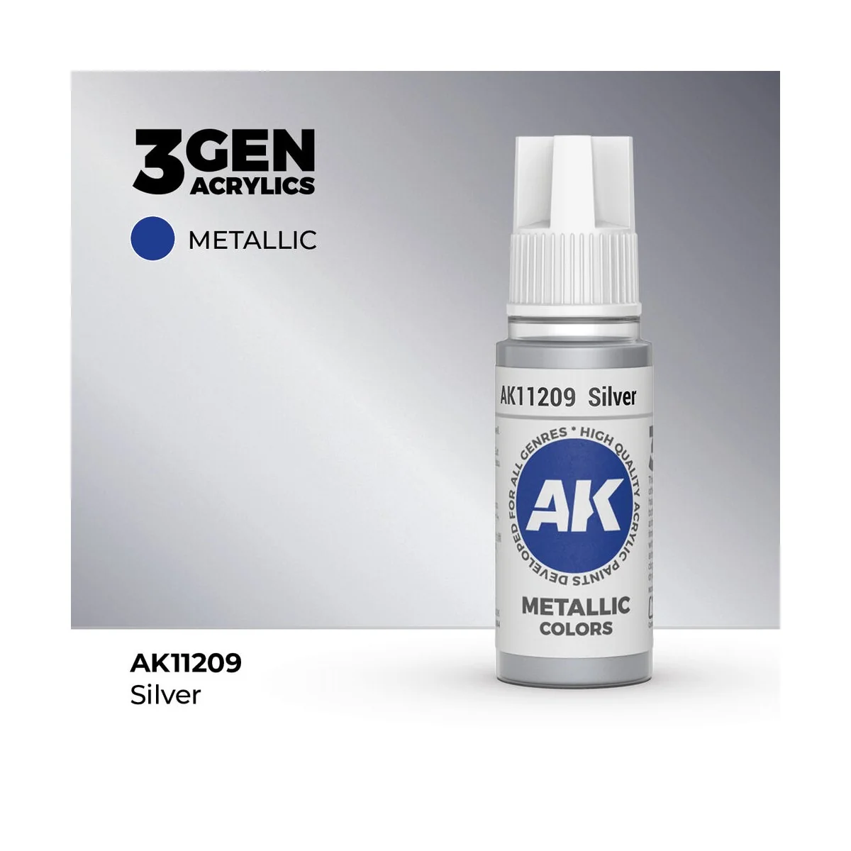 Silver 17ml - AK Interactive AK11209