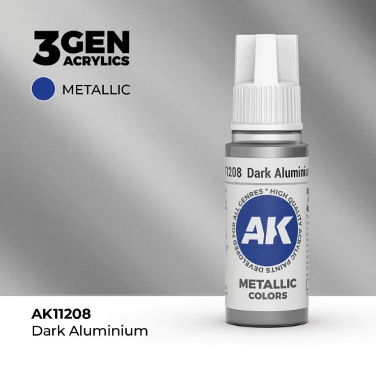 Dark Aluminium 17ml - AK Interactive AK11208