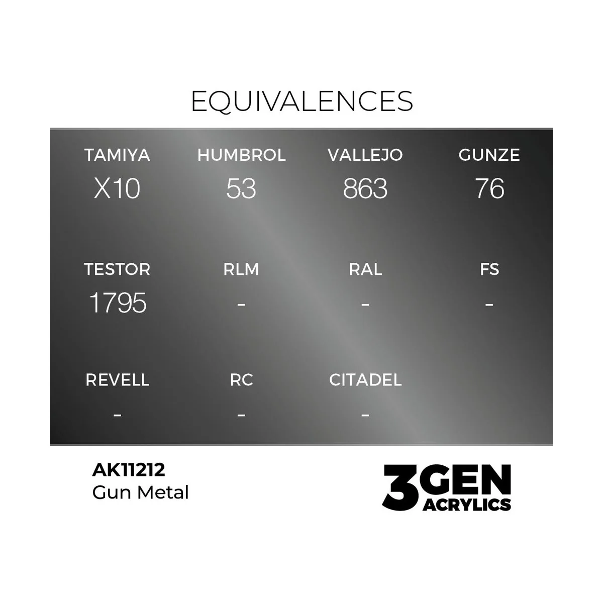 Gun Metal 17ml - AK Interactive AK11212