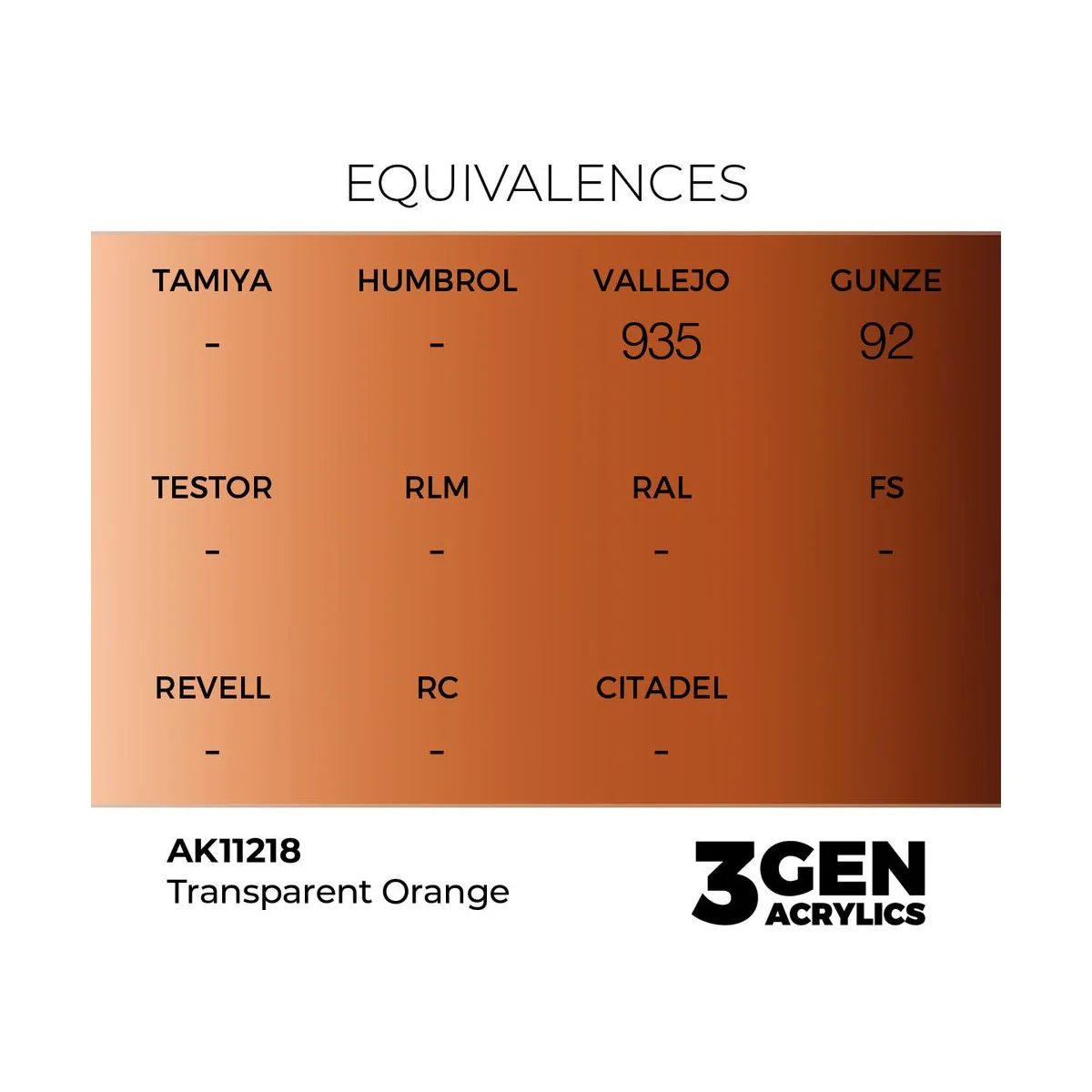 Clear Orange 17ml - AK Interactive AK11218