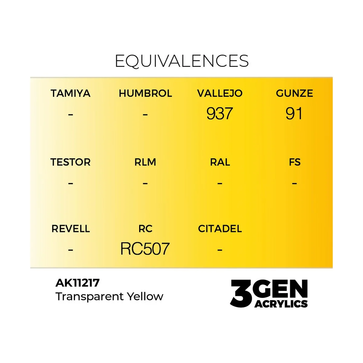 Clear Yellow 17ml - AK Interactive AK11217