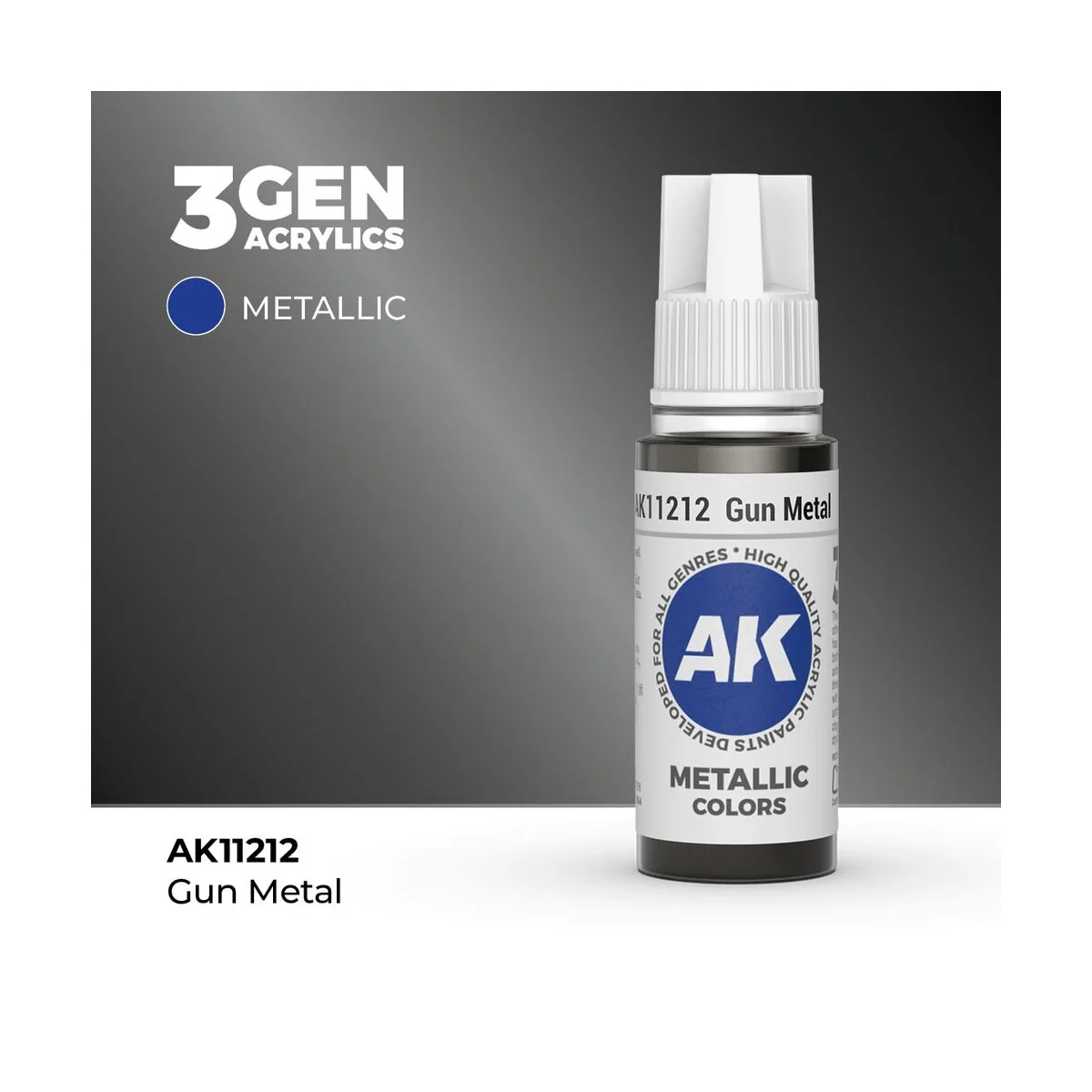Gun Metal 17ml - AK Interactive AK11212