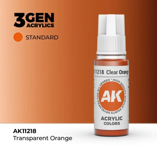 Clear Orange 17ml - AK Interactive AK11218