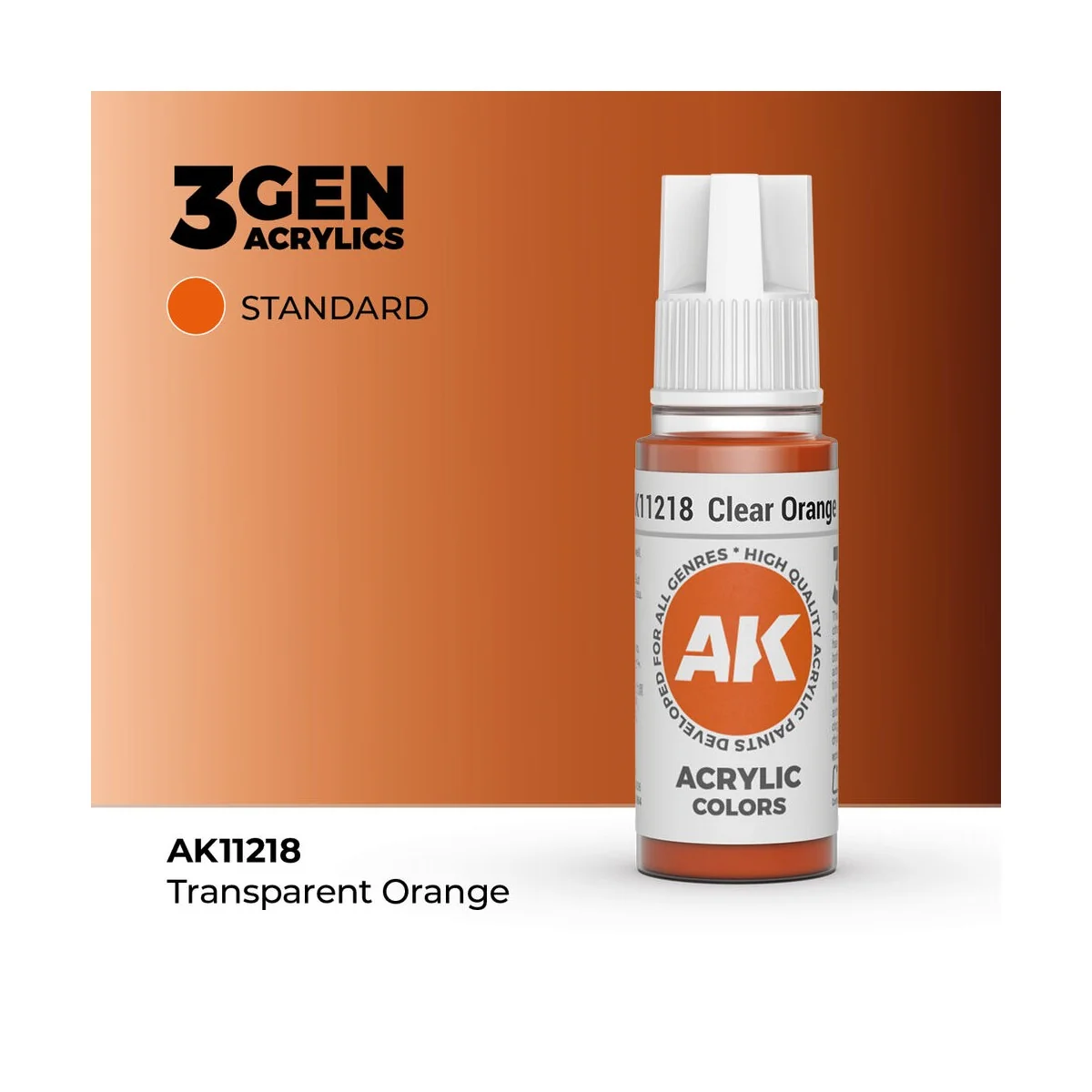 Clear Orange 17ml - AK Interactive AK11218