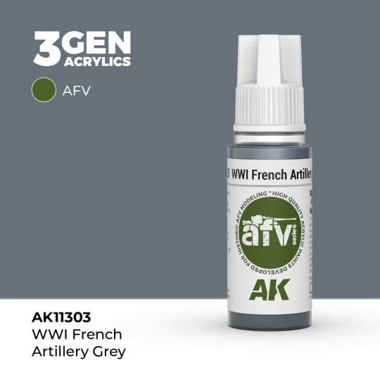 WWI French Artillery Grey - AK Interactive AK11303