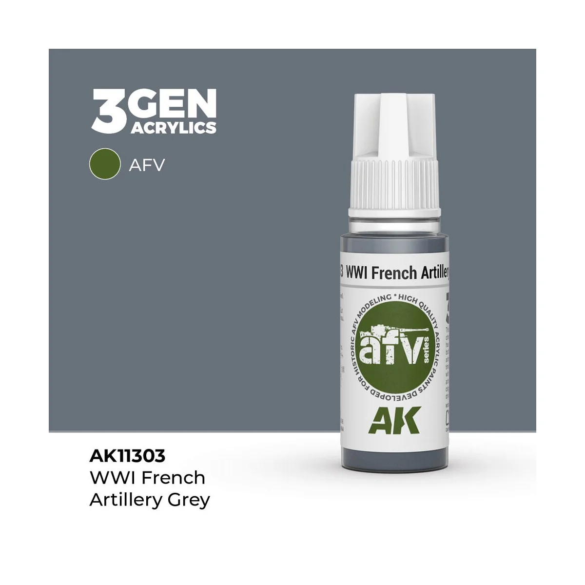 WWI French Artillery Grey - AK Interactive AK11303