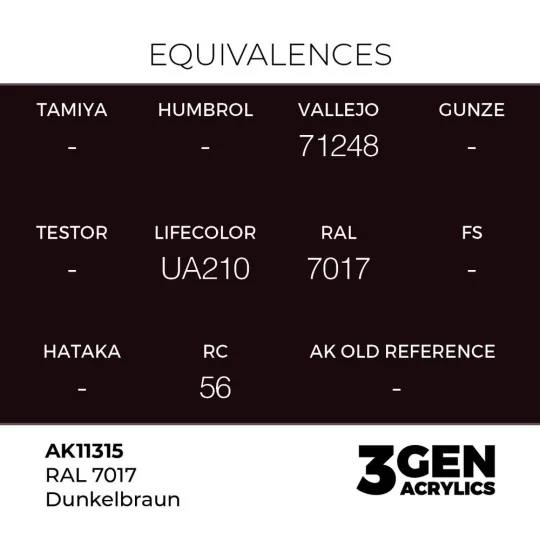 RAL 7017 Dunkelbraun - AK Interactive AK11315