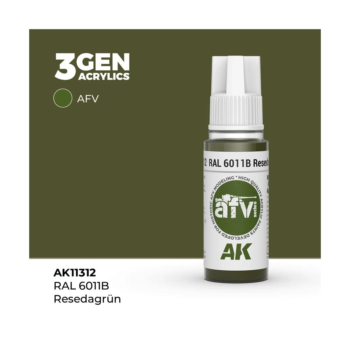 RAL 6011B Resedagrün - AK Interactive AK11312