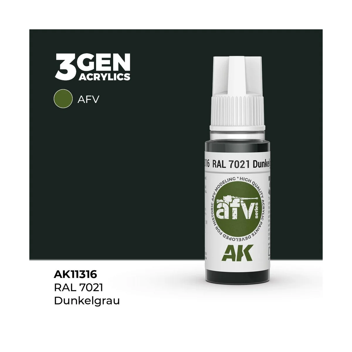 RAL 7021 Dunkelgrau - AK Interactive AK11316