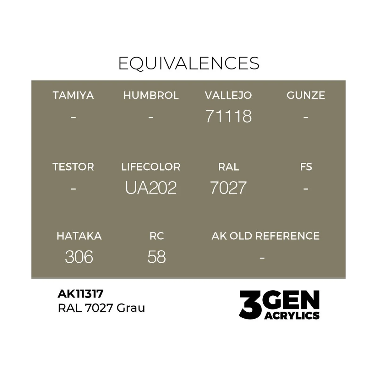 RAL 7027 Grau - AK Interactive AK11317