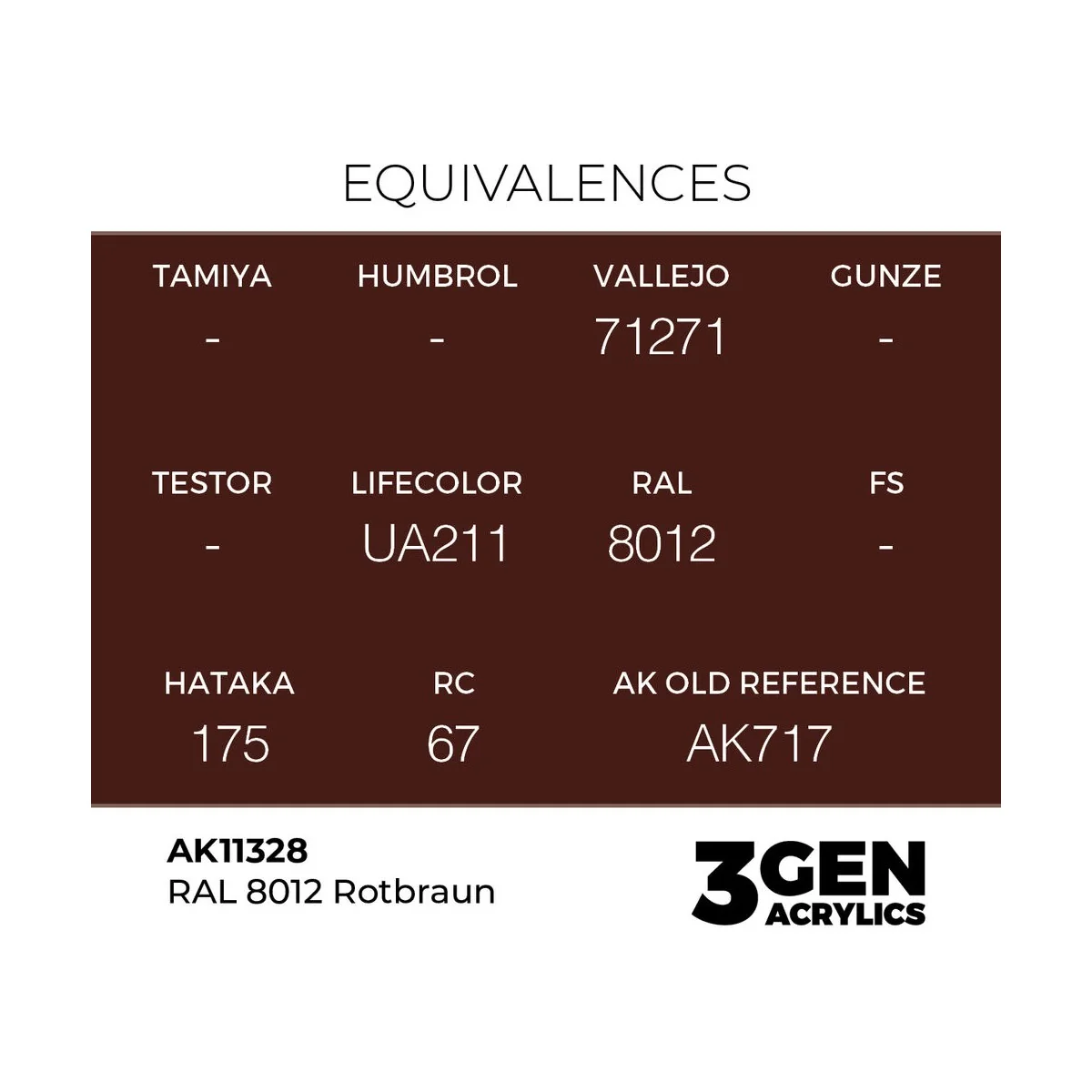 RAL 8012 Rotbraun - AK Interactive AK11328
