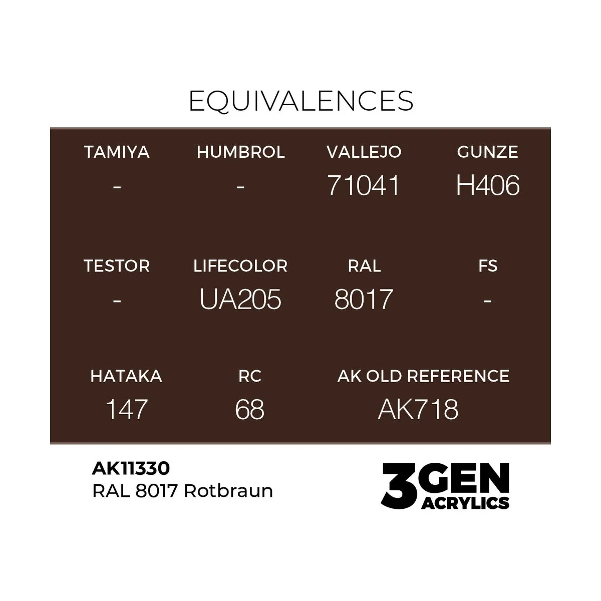 RAL 8017 Rotbraun - AK Interactive AK11330